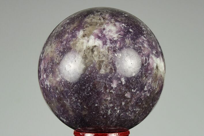 Sparkly, Purple Lepidolite Sphere - Madagascar #191499